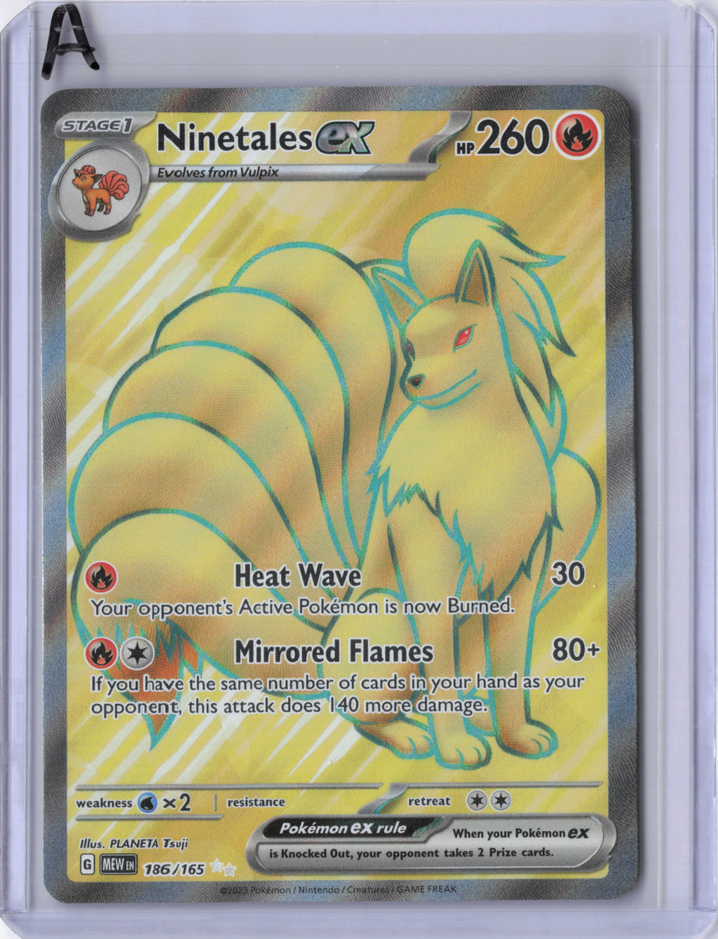 Ninetales ex - 186/165 - 151 - NM
