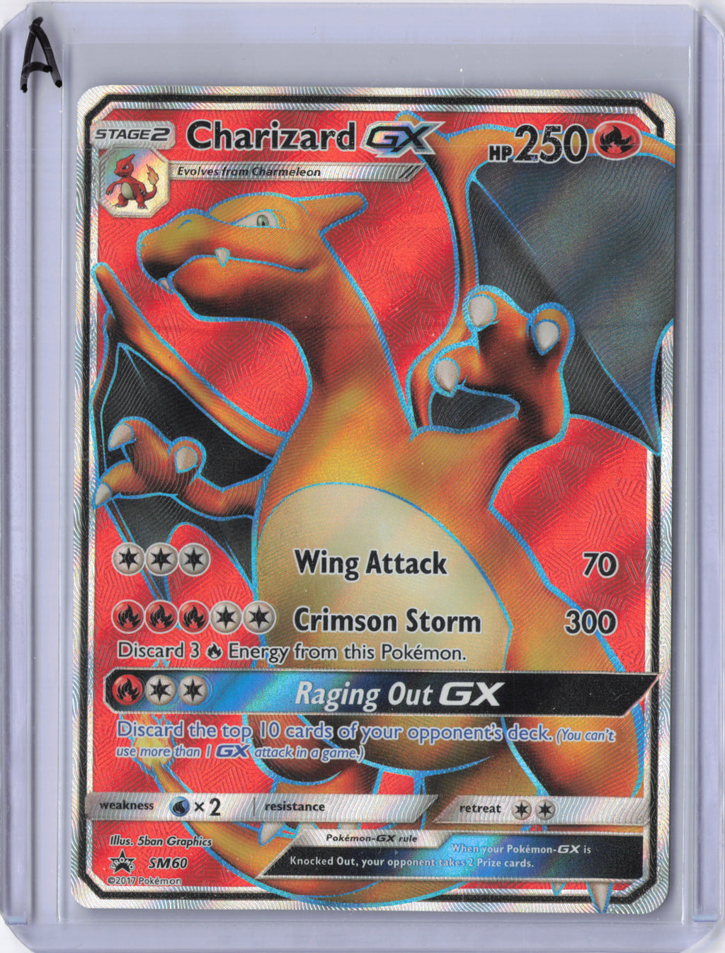 Charizard-GX - SM60 - SM Black Star Promos - MP