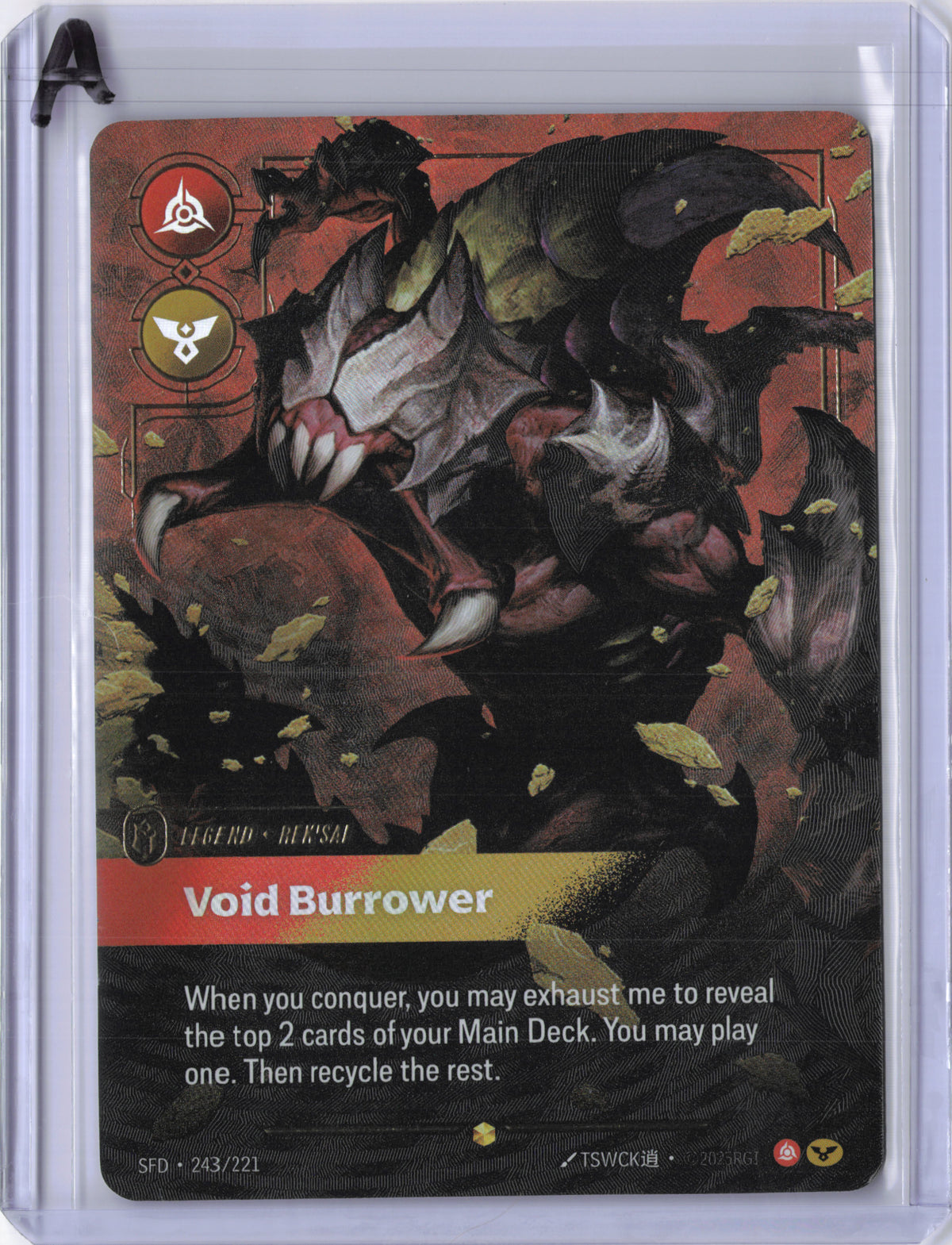 Void Burrower - 243/221 - Spiritforged