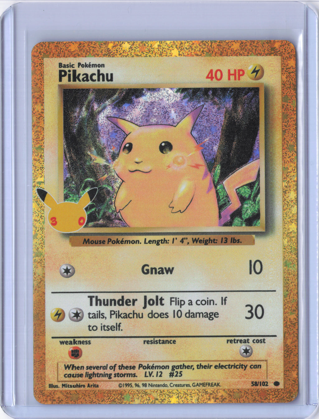 Pikachu - 58/102 - 30th Celebration: Classic Collection - NM