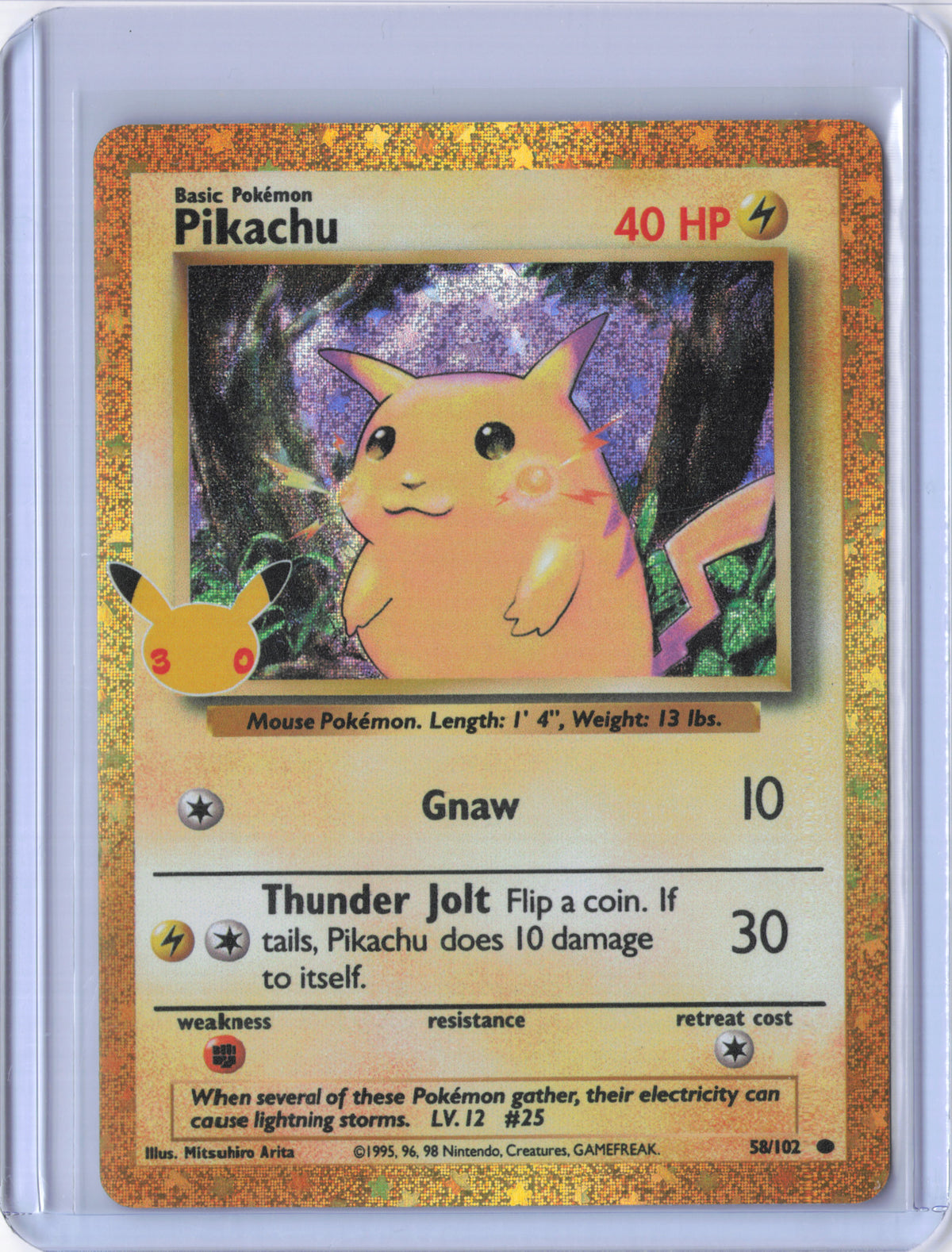 Pikachu - 58/102 - 30th Celebration: Classic Collection - NM
