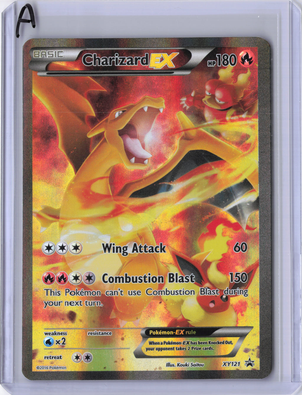 Charizard-EX - XY121 - XY Black Star Promos - MP
