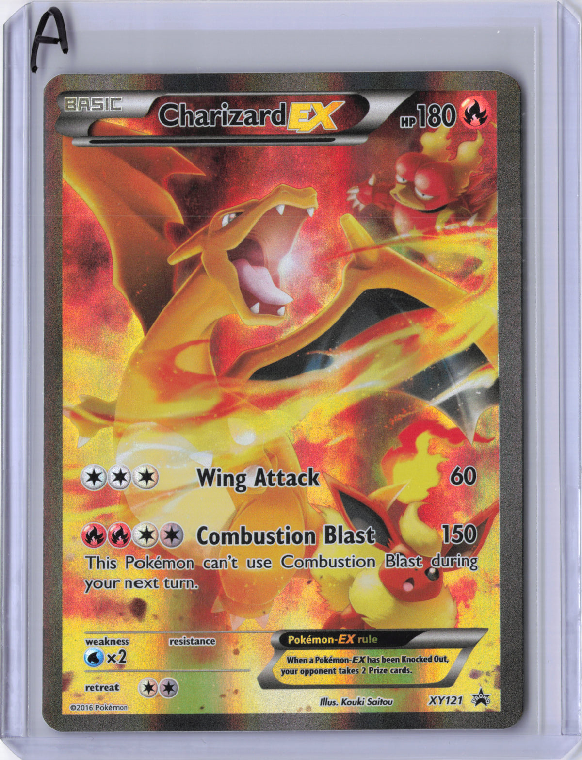 Charizard-EX - XY121 - XY Black Star Promos - MP