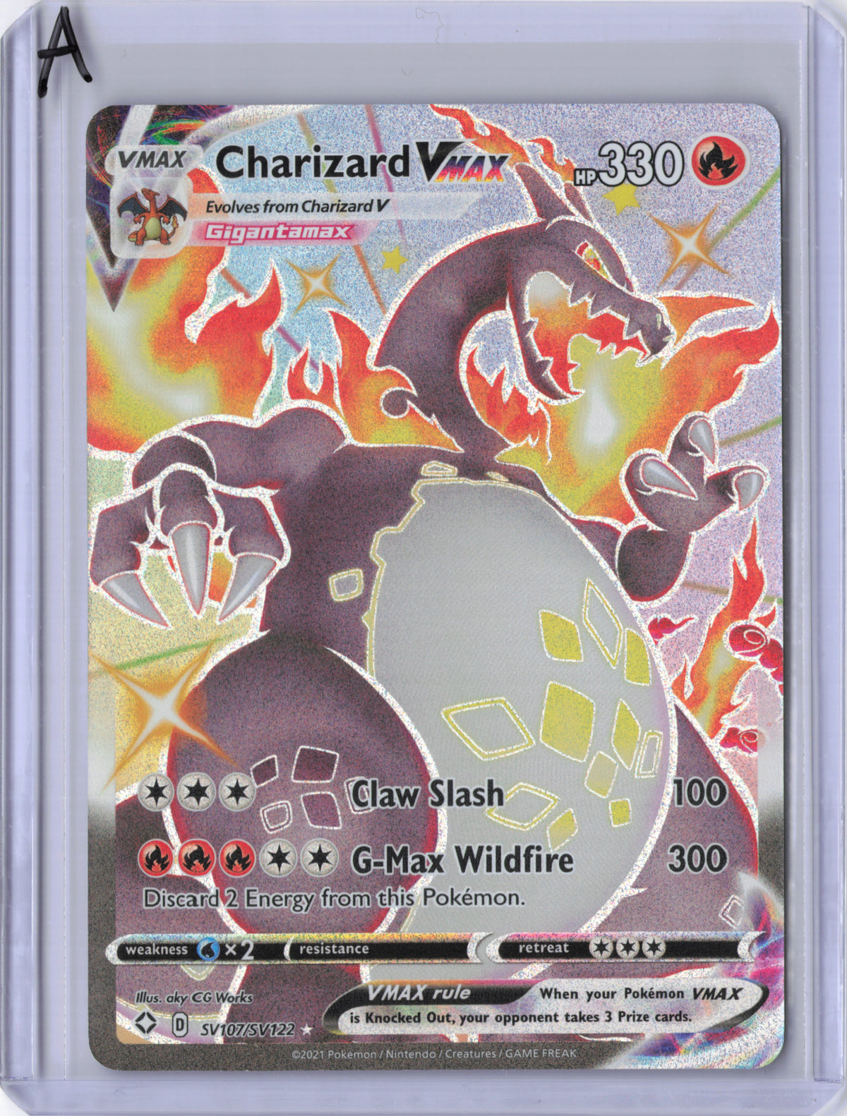 Charizard VMAX - SV107/SV122 - Shining Fates Shiny Vault - NM