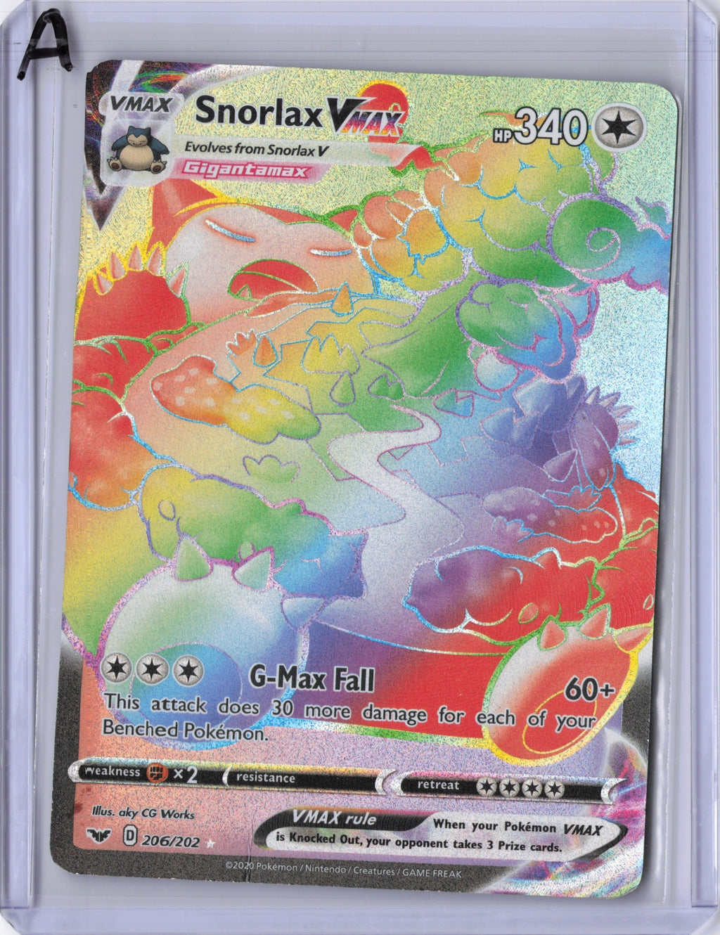 Snorlax VMAX - 206/202 - Sword & Shield - DMG