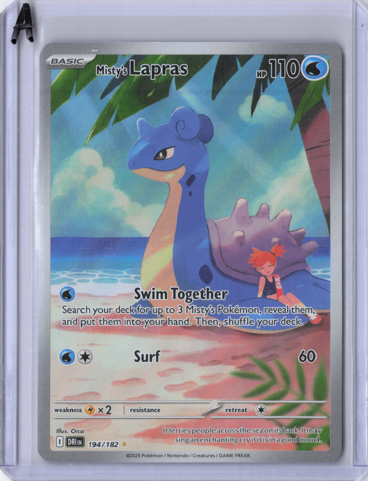 Misty's Lapras - 194/182 - Destined Rivals - NM