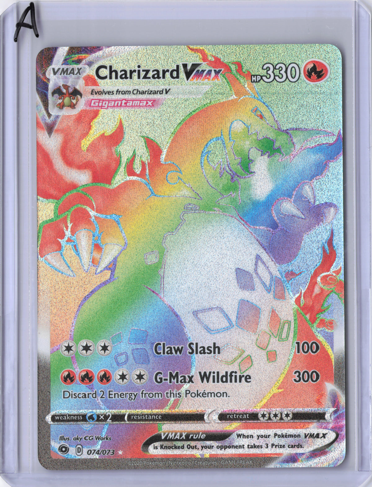 Charizard VMAX - 074/073 - Champion's Path - NM