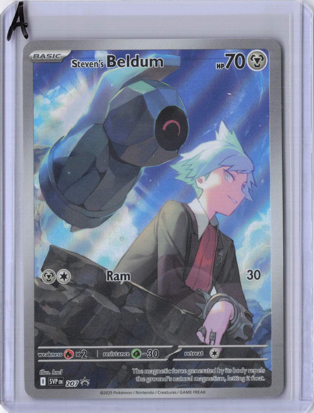 Steven's Beldum - 207 - Scarlet & Violet Black Star Promos - NM