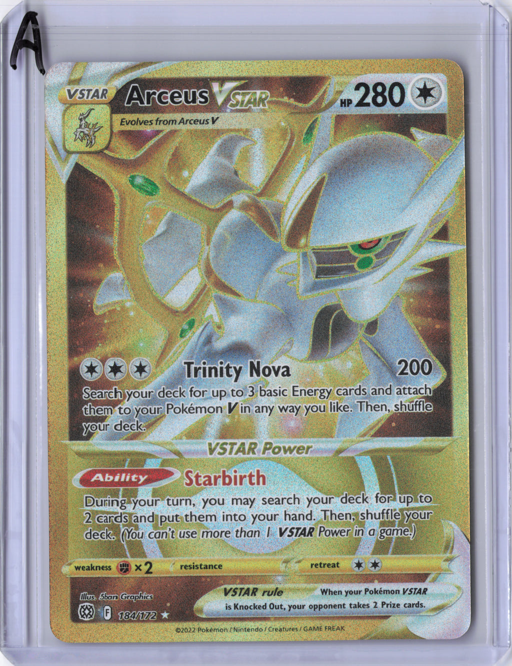 Arceus VSTAR - 184/172 - Brilliant Stars