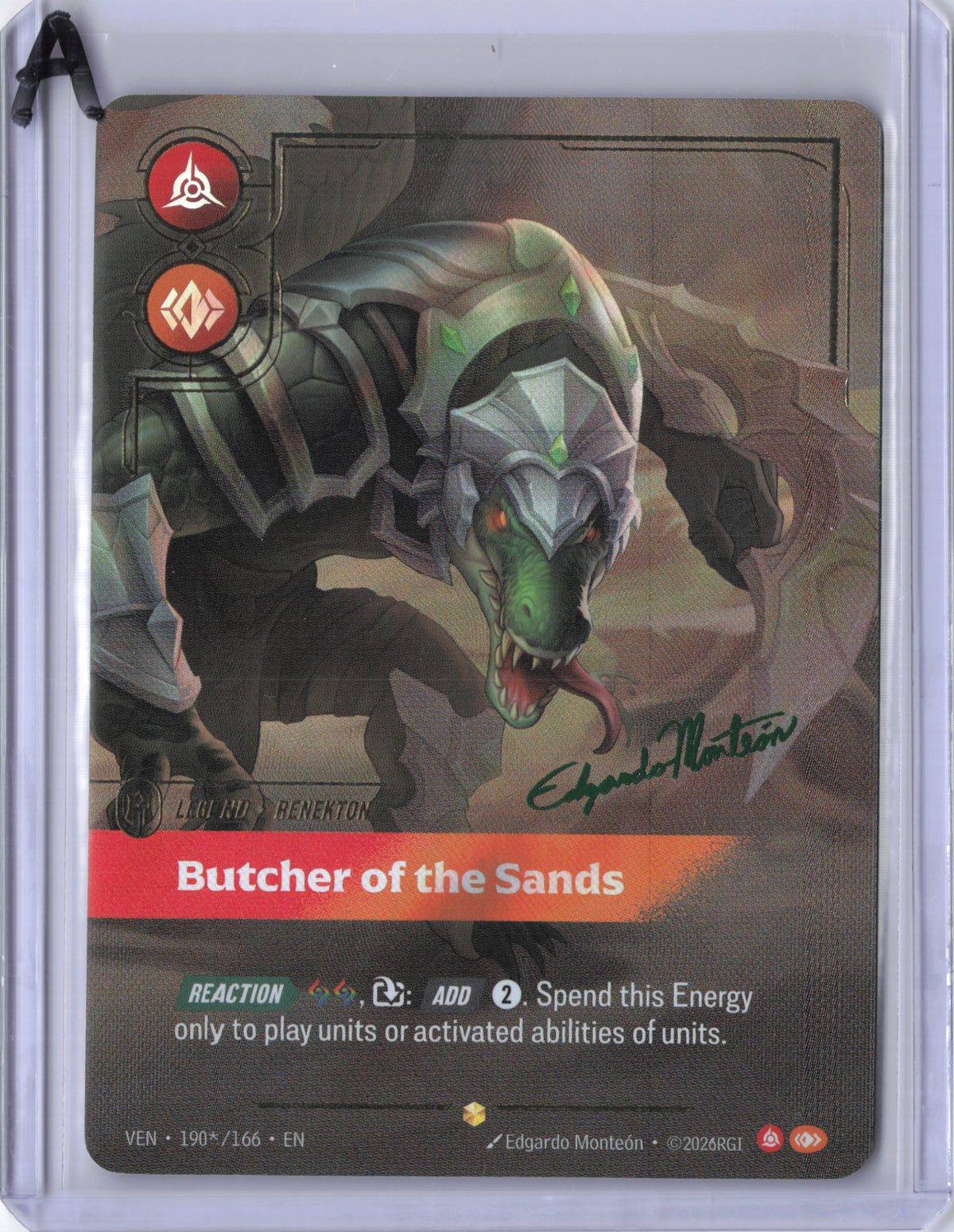 Renekton, Butcher of the Sands (Signature) - 190*/166 - Vendetta