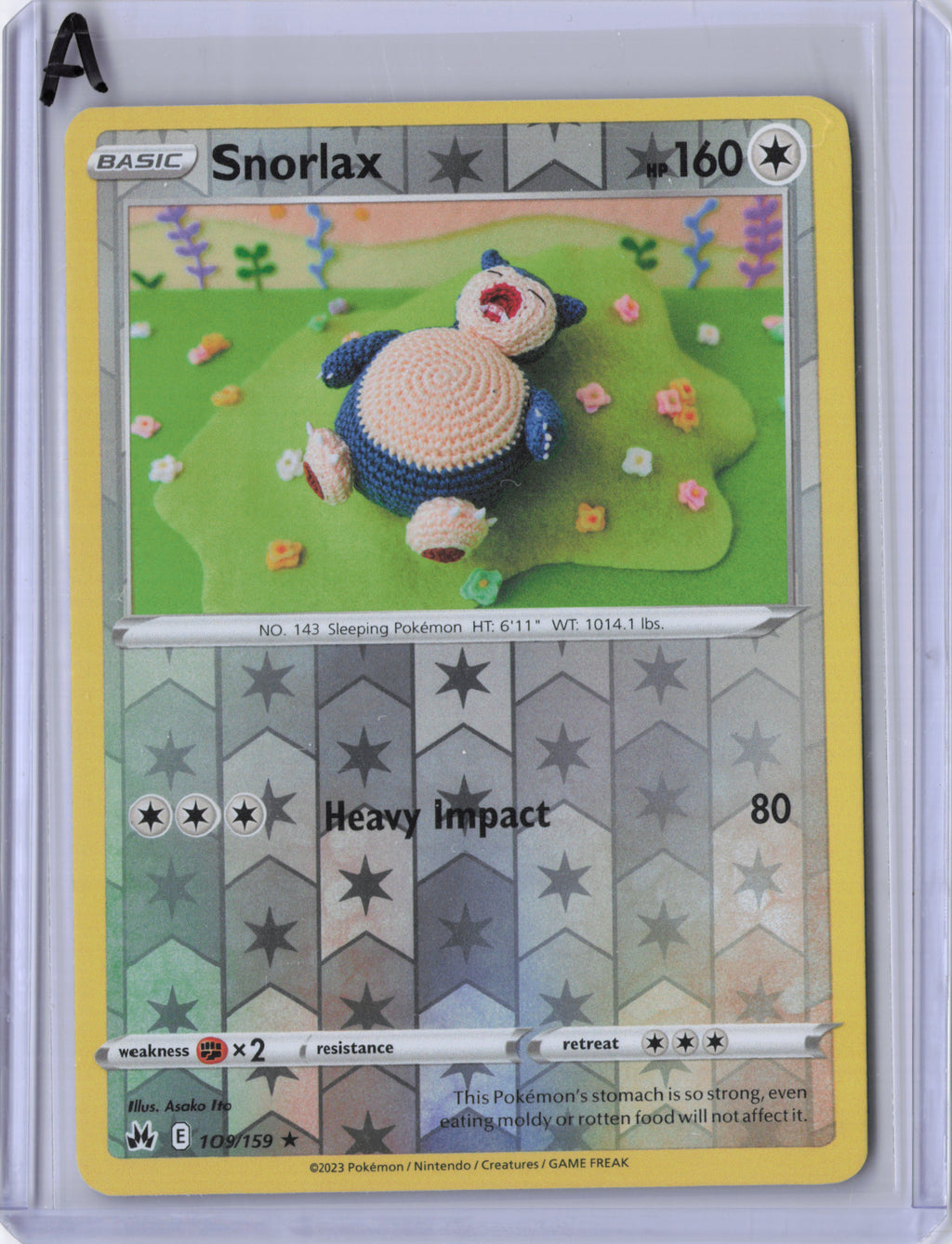 Snorlax - 109/159 - Crown Zenith - NM
