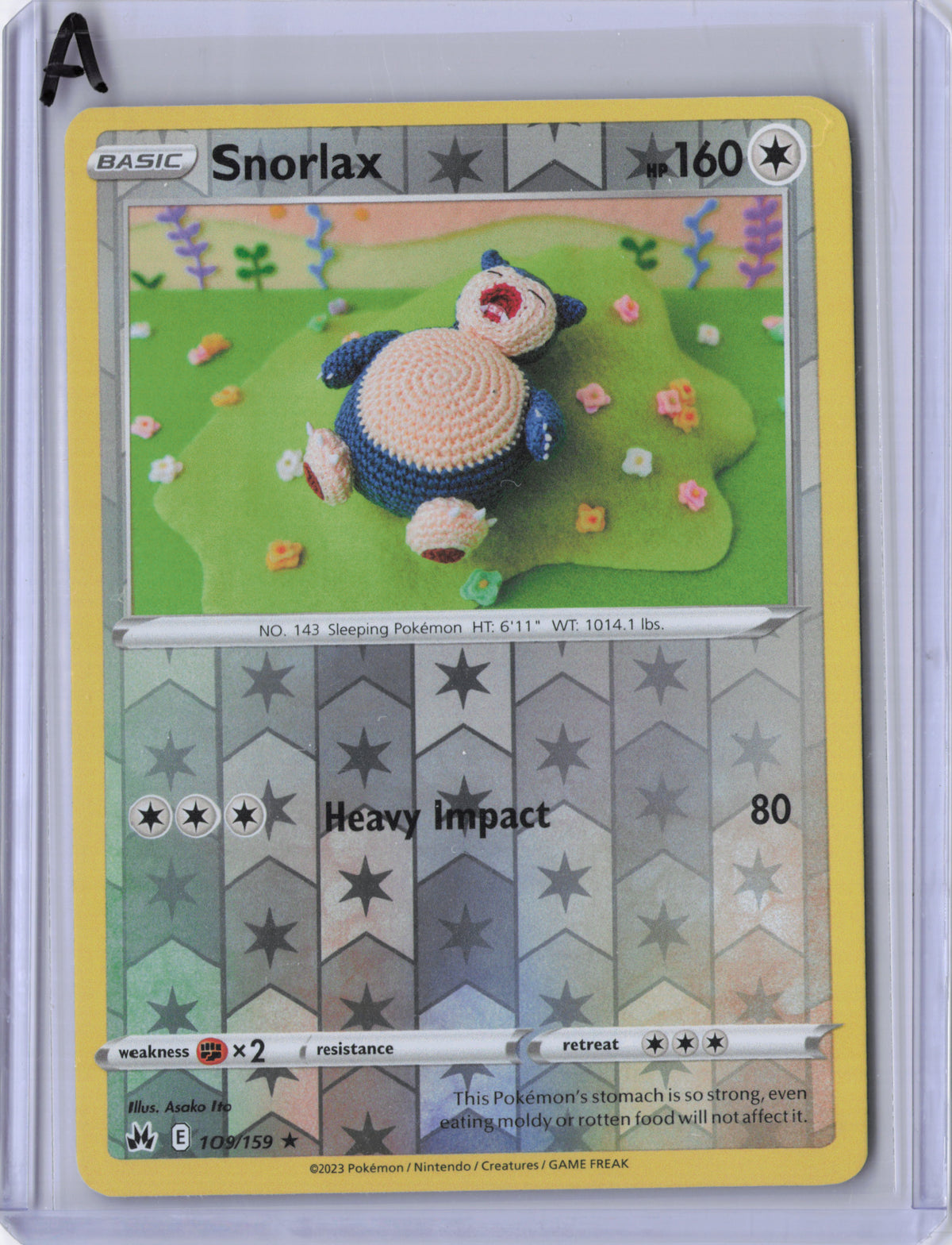 Snorlax - 109/159 - Crown Zenith - NM