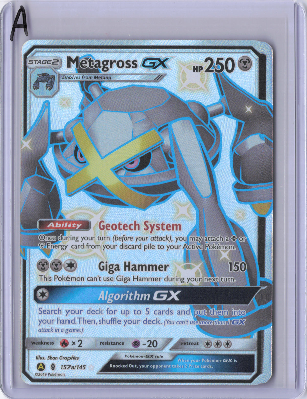 Metagross-GX - 157a/145 - Guardians Rising - NM