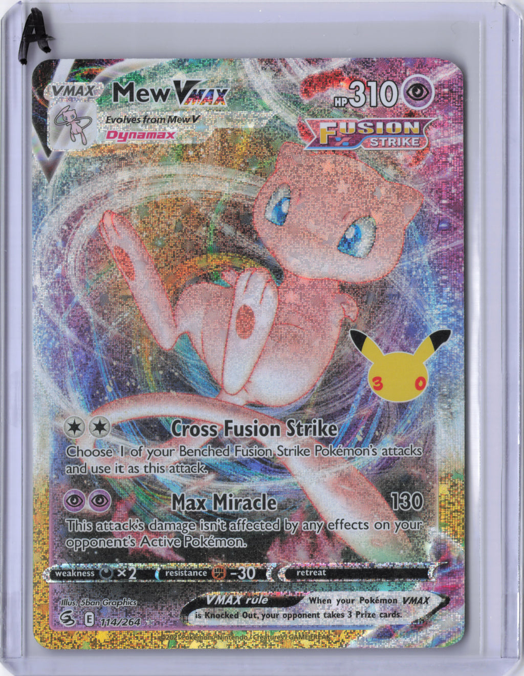 Mew VMAX - 114/264 - 30th Celebration: Classic Collection - NM