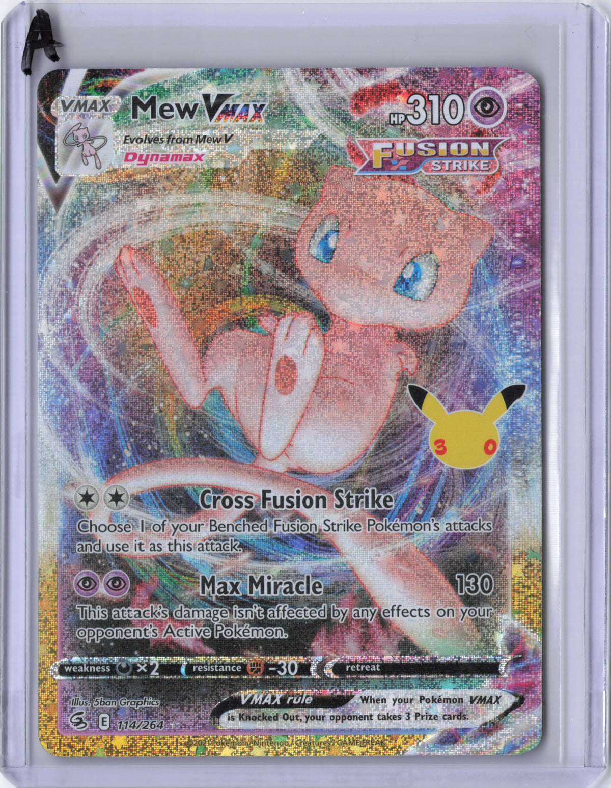 Mew VMAX - 114/264 - 30th Celebration: Classic Collection - NM