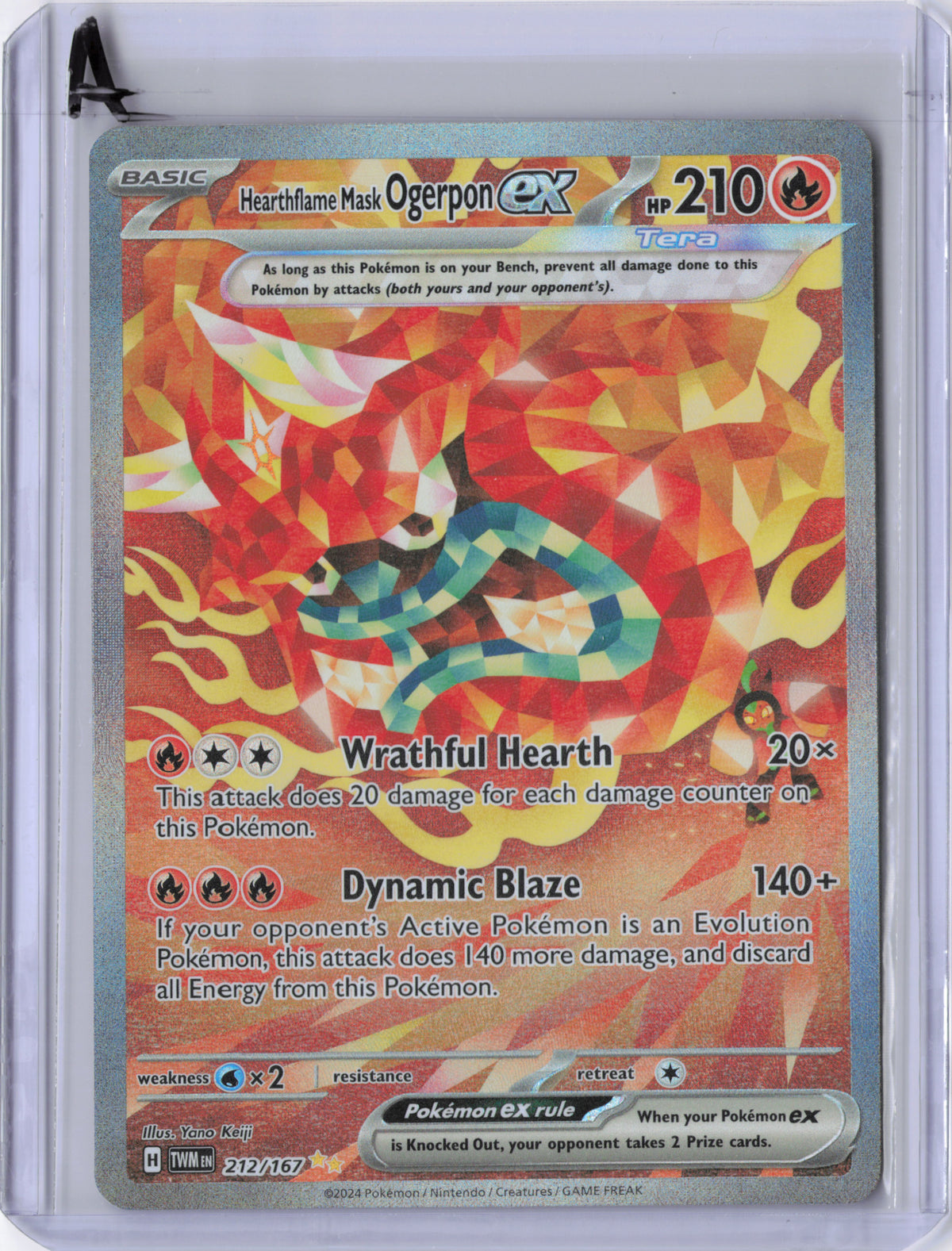 Hearthflame Mask Ogerpon ex - Twilight Masquerade