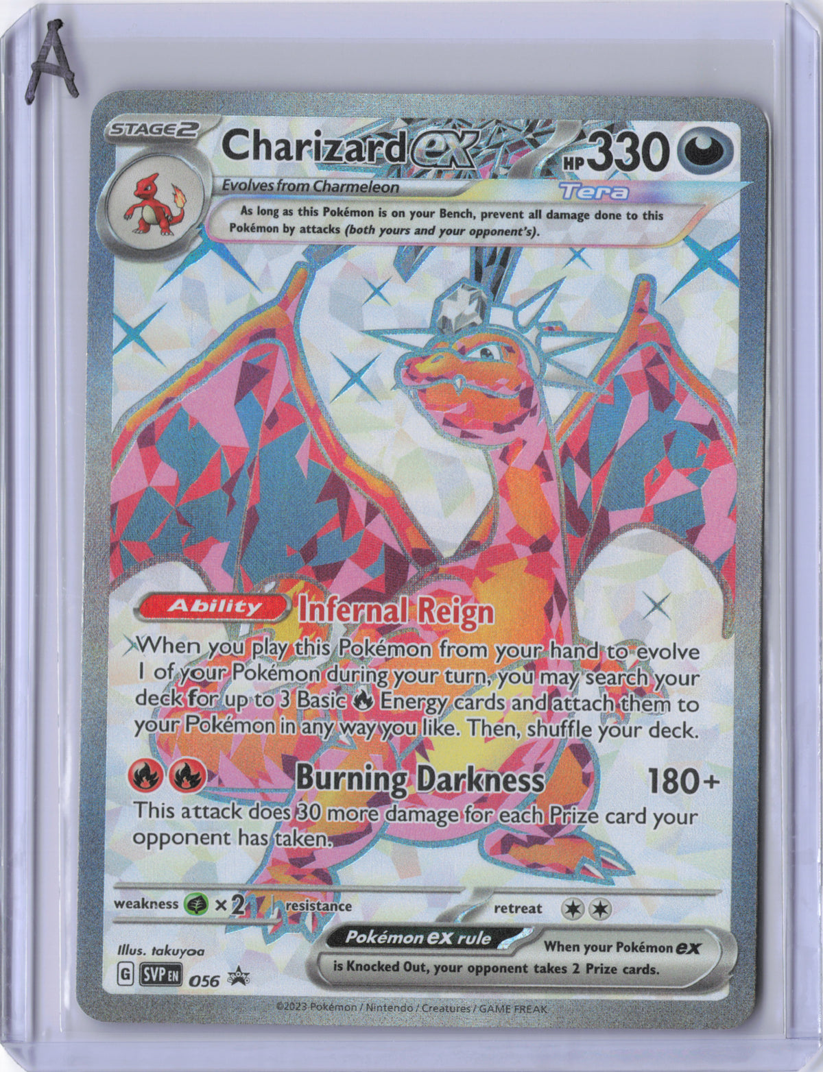 Charizard ex - 056 - Scarlet & Violet Black Star Promos