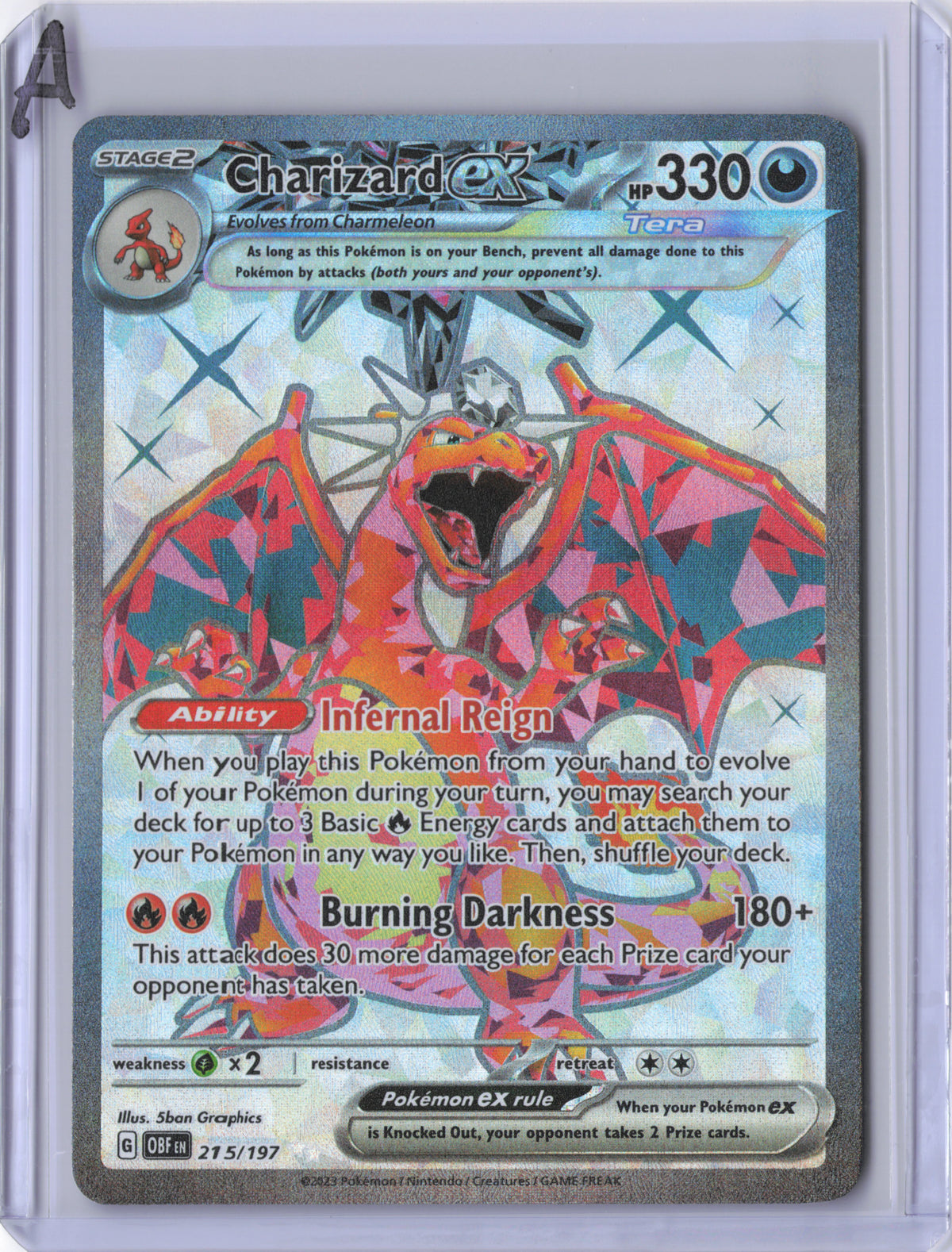 Charizard ex - 215/197 - Obsidian Flames