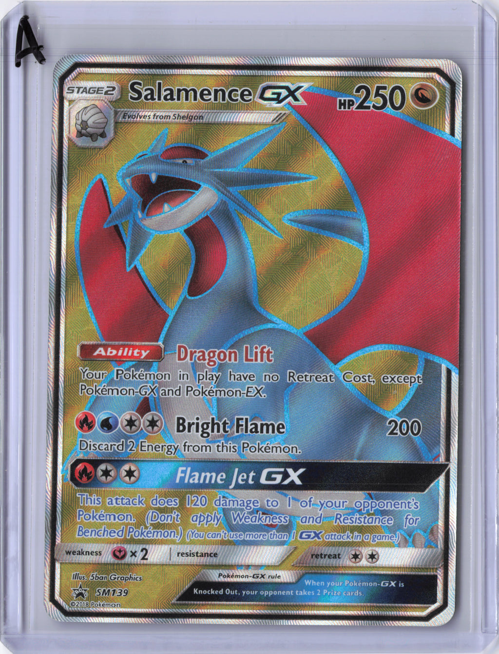Salamence-GX - SM139 - SM Black Star Promos
