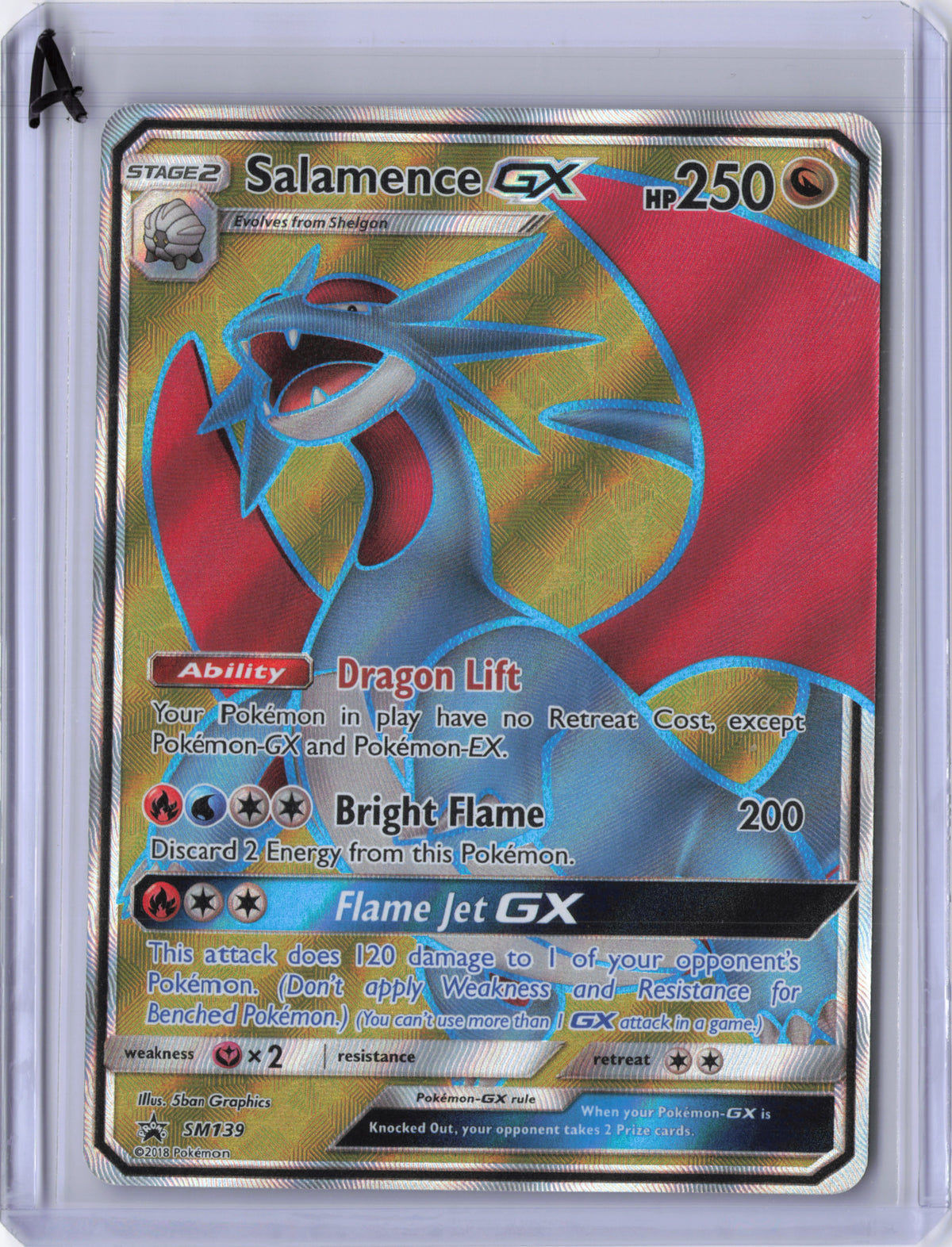 Salamence-GX - SM139 - SM Black Star Promos