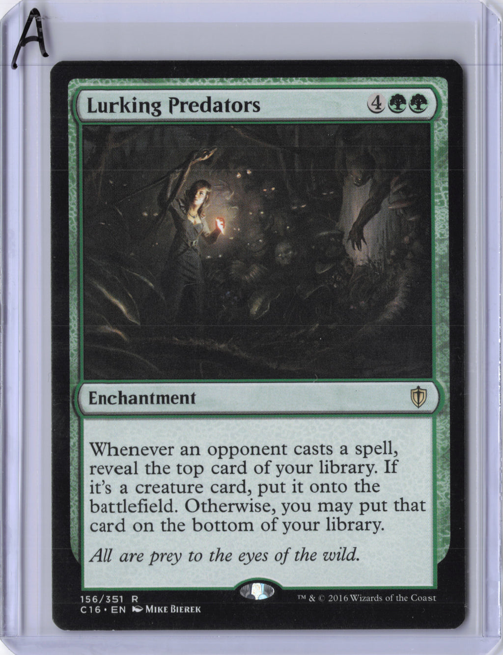Lurking Predators - 156 - Commander 2016 - NM