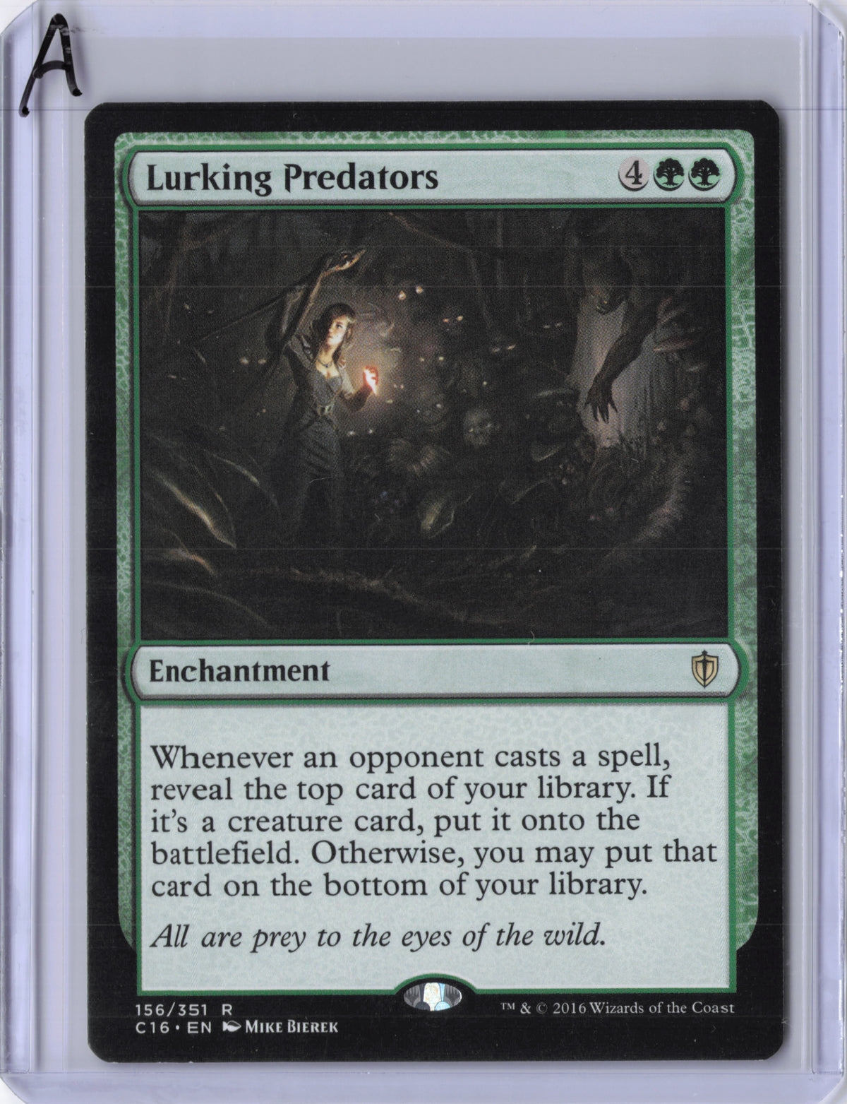 Lurking Predators - 156 - Commander 2016 - NM