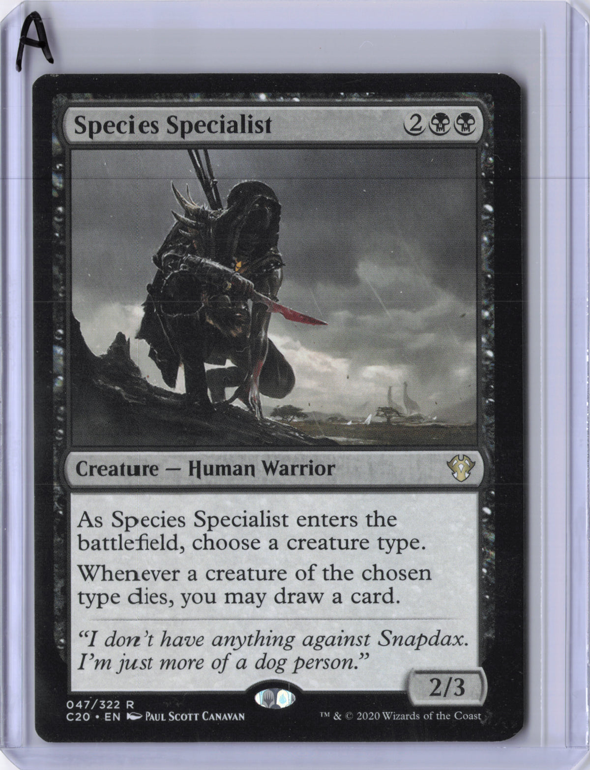 Species Specialist - 47 - Commander 2020 - NM