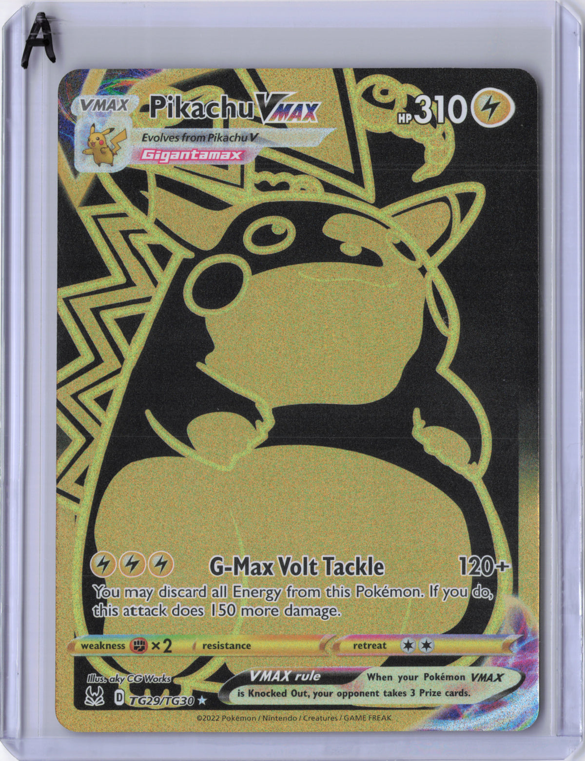 Pikachu VMAX - TG29/TG30 - Lost Origin Trainer Gallery
