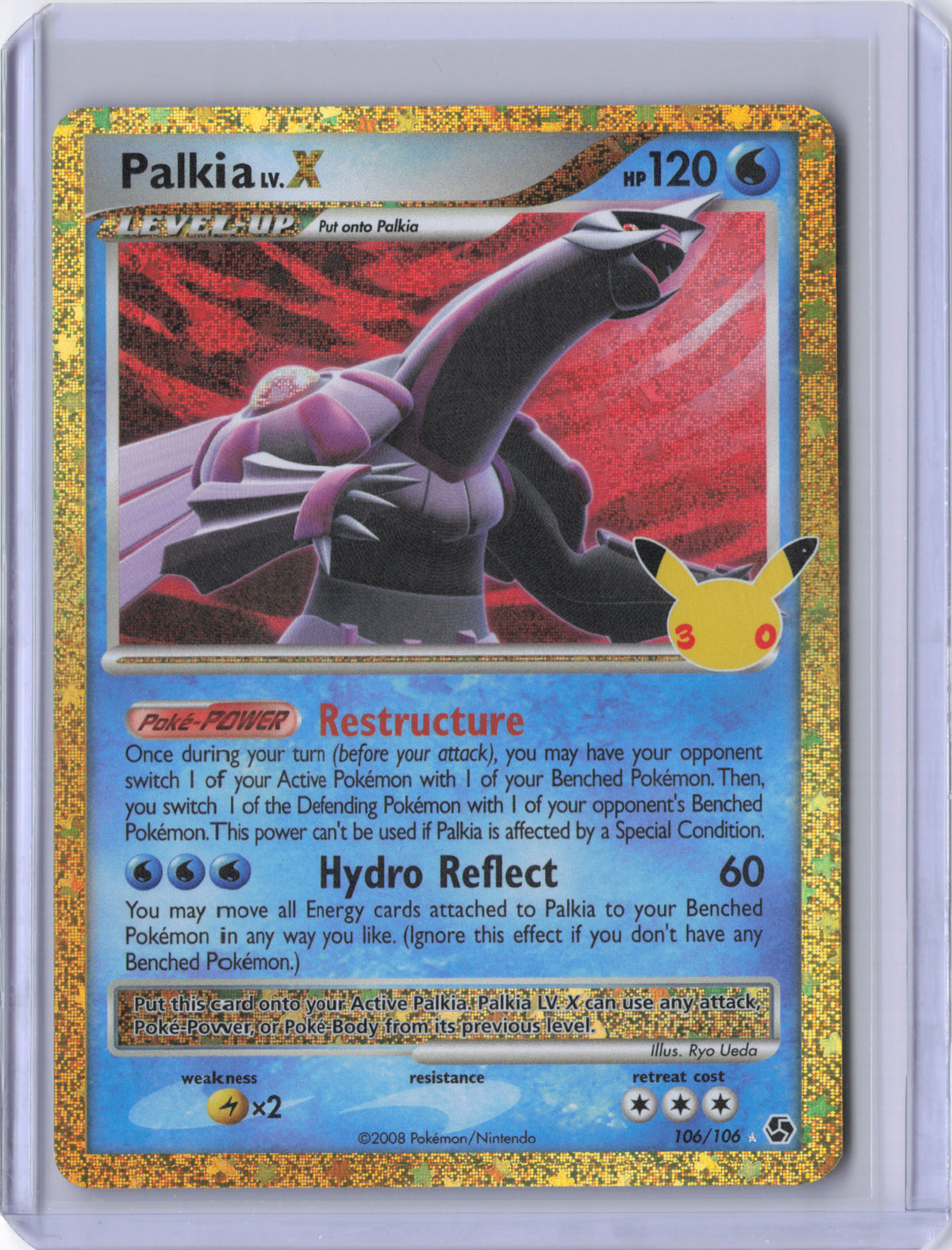 Palkia LV.X - 106/106 - 30th Celebration: Classic Collection - NM