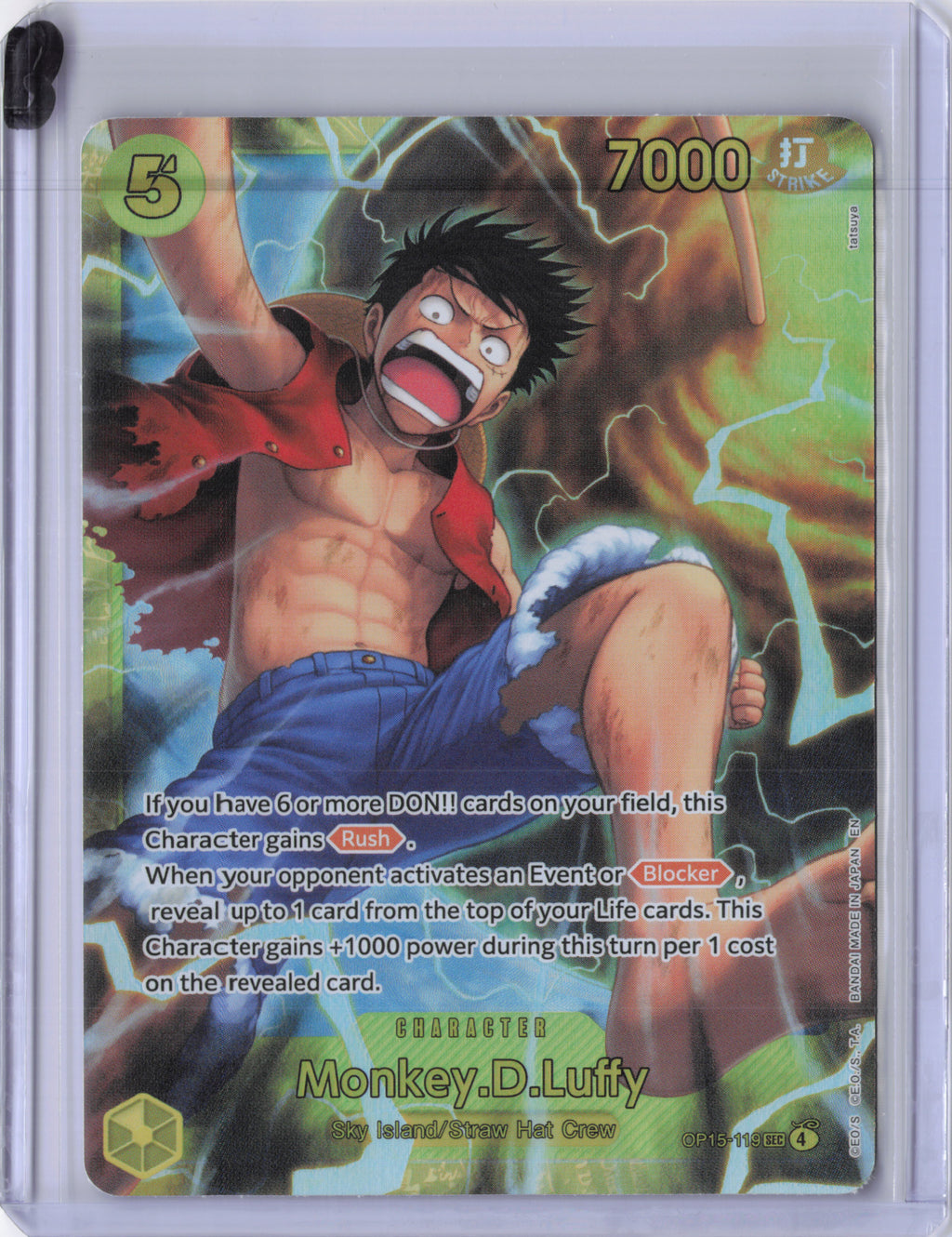 Monkey.D.Luffy - OP15-119 - Adventure on Kami's Island