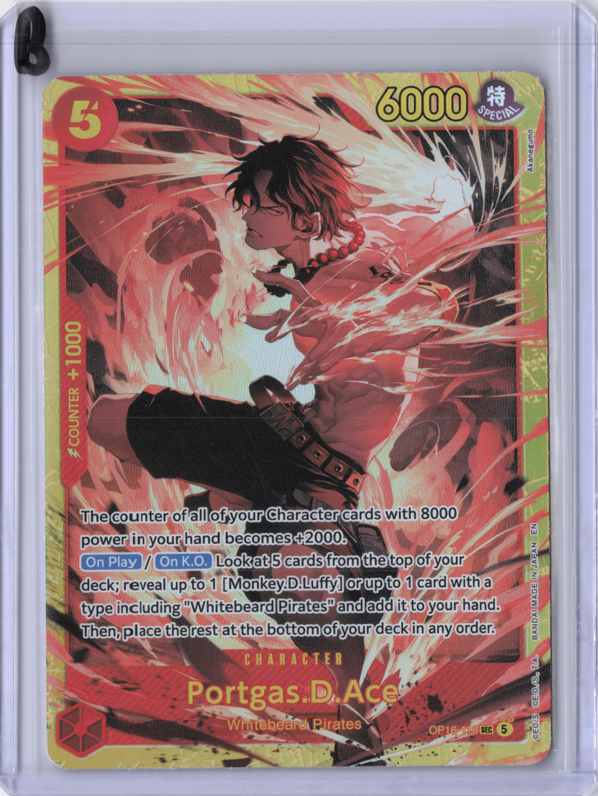 Portgas.D.Ace - OP16-118 - The Time Of Battle