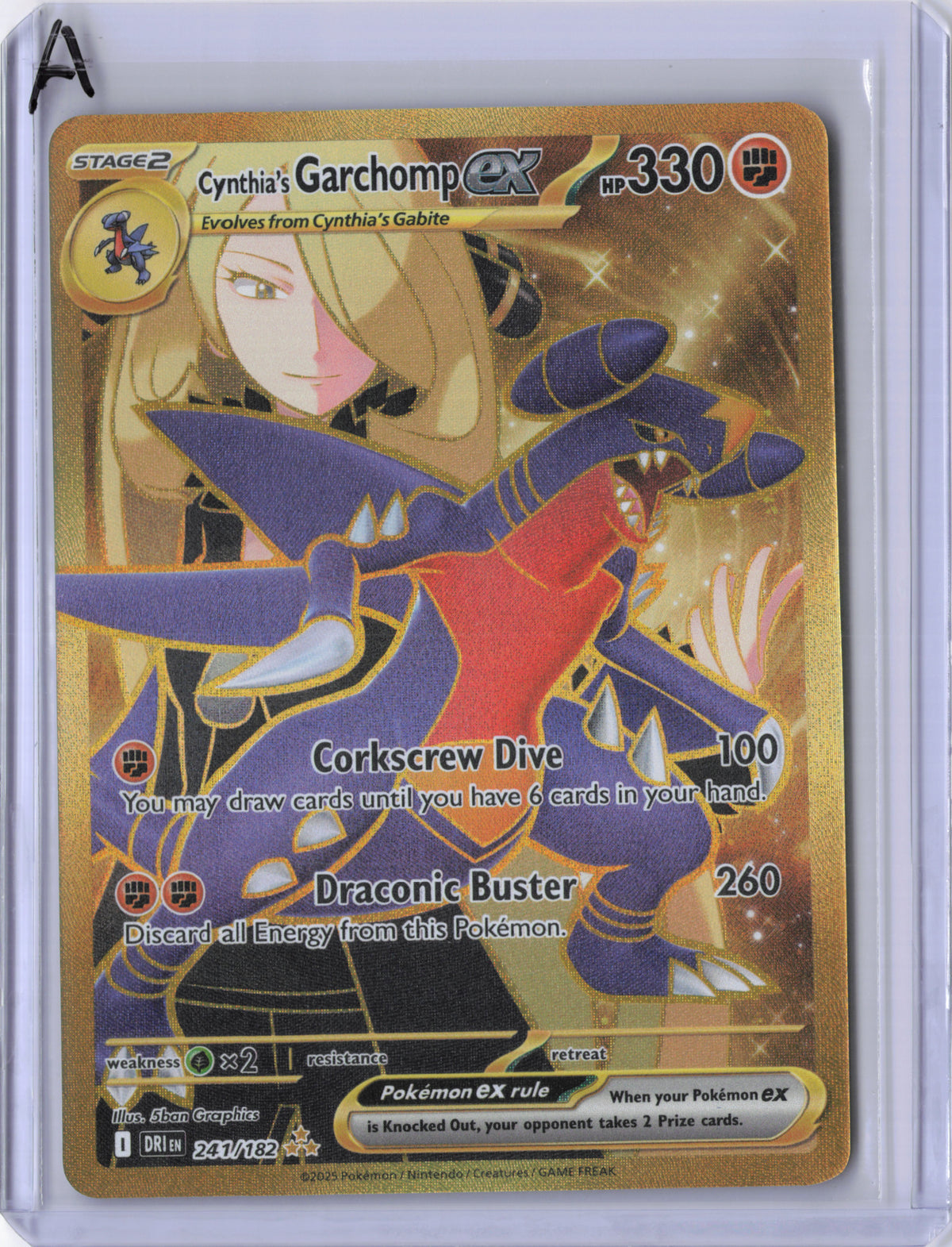 Cynthia's Garchomp ex - 241/182 - Destined Rivals