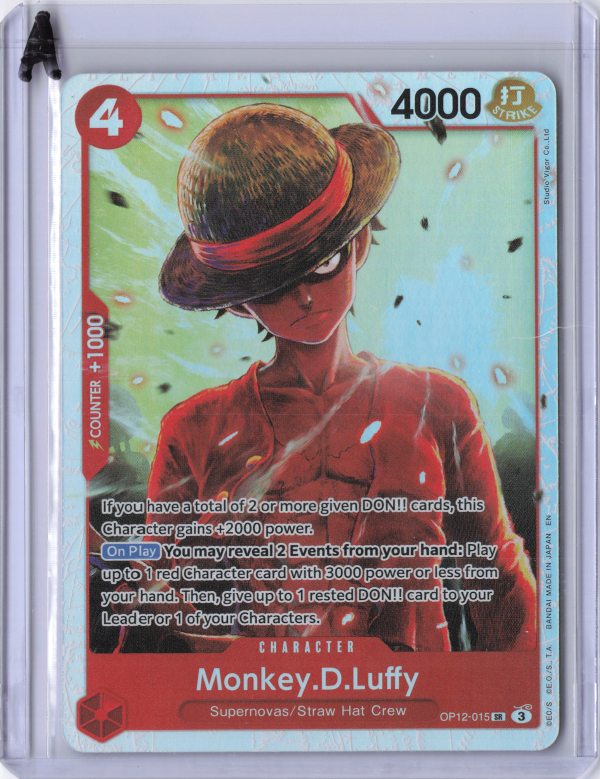 Monkey.D.Luffy - OP12-015 - Legacy of the Master