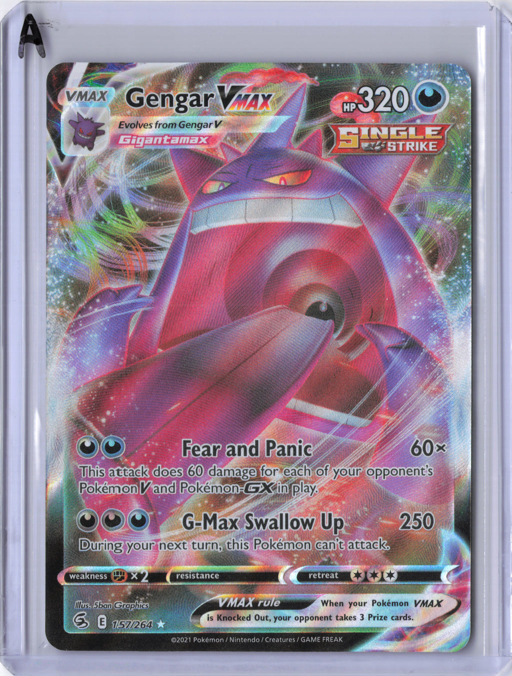 Gengar VMAX - 157/264 - Fusion Strike