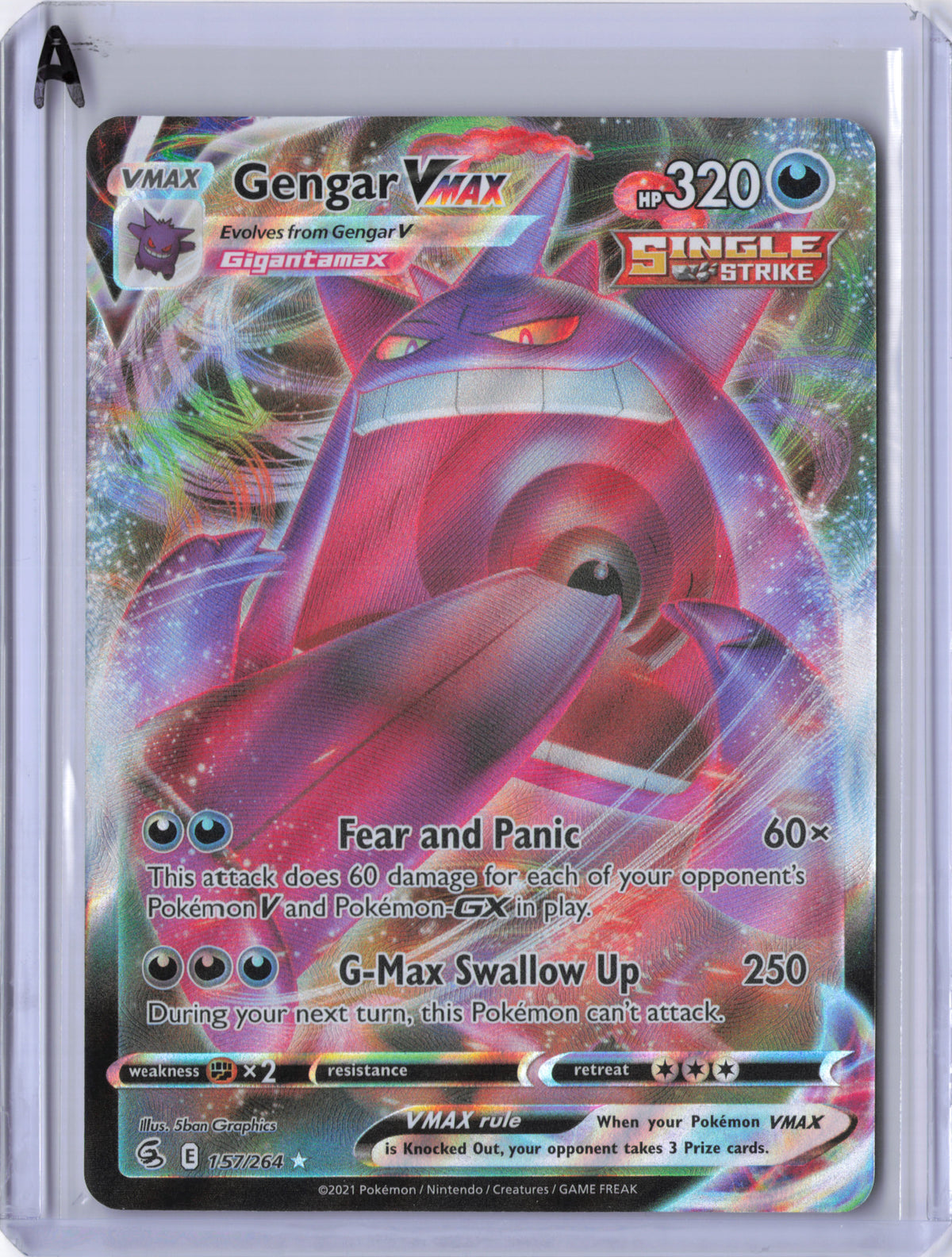 Gengar VMAX - 157/264 - Fusion Strike