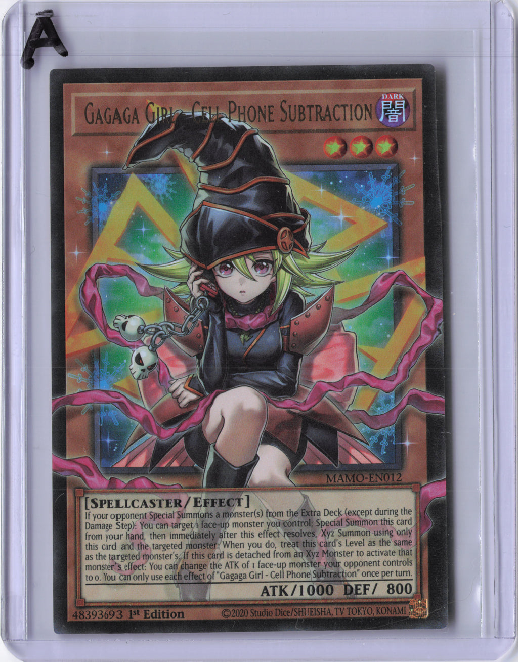 Gagaga Girl - Cell Phone Subtraction (Extended Art) - MAMO-EN012 - Magnificent Monsters