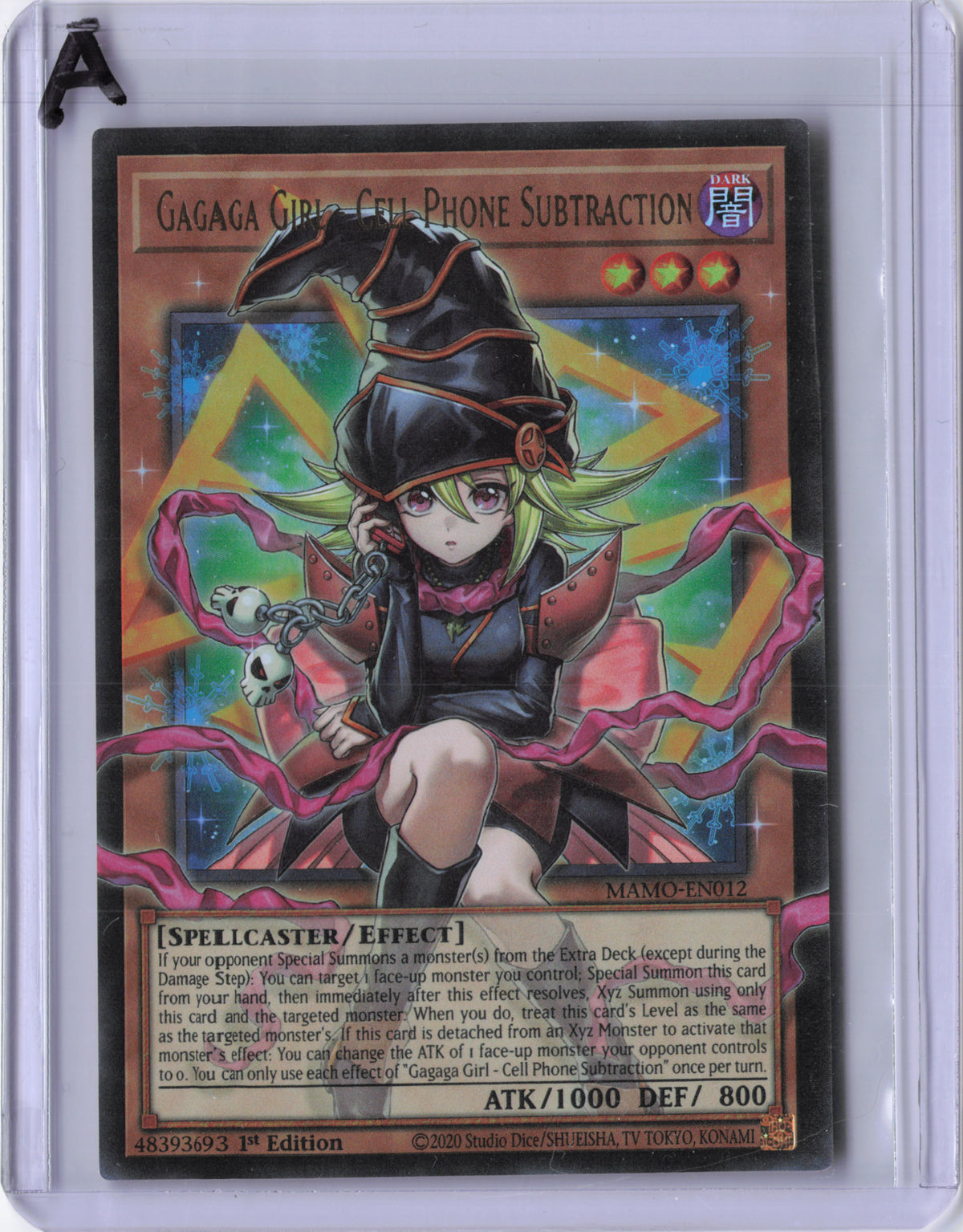 Gagaga Girl - Cell Phone Subtraction (Extended Art) - MAMO-EN012 - Magnificent Monsters