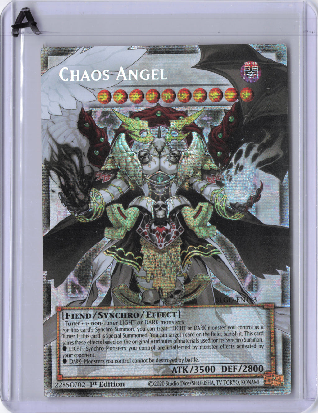 Chaos Angel (Starlight Rare) - BLGG-EN143 - Battles of Legend: Glorious Gallery