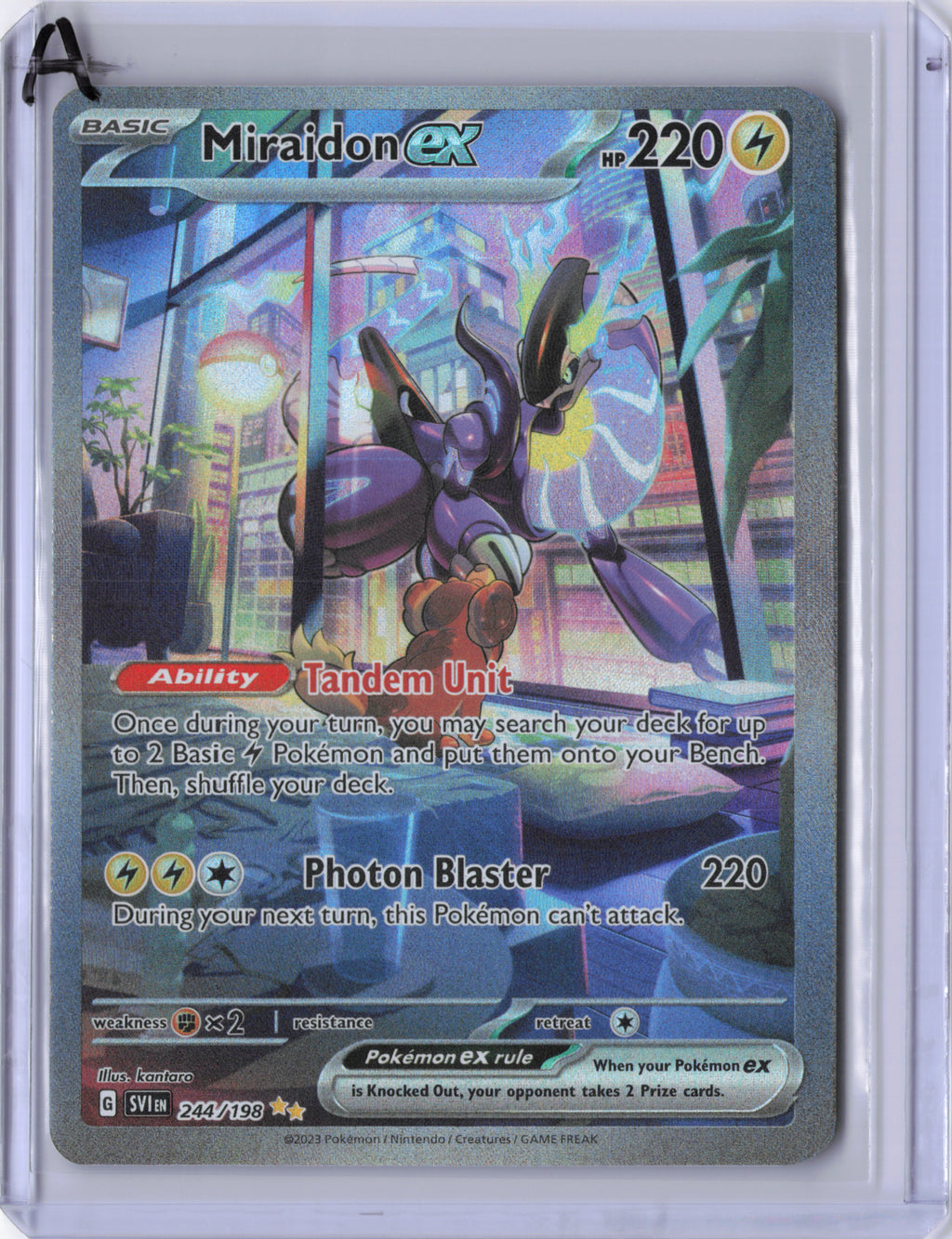 Miraidon ex - 244/198 - Scarlet & Violet