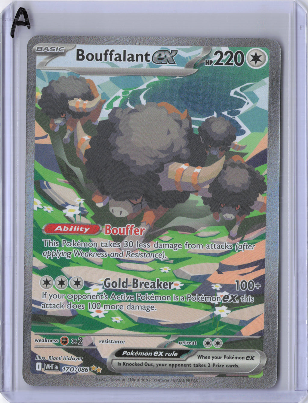 Bouffalant ex - 170/086 - White Flare