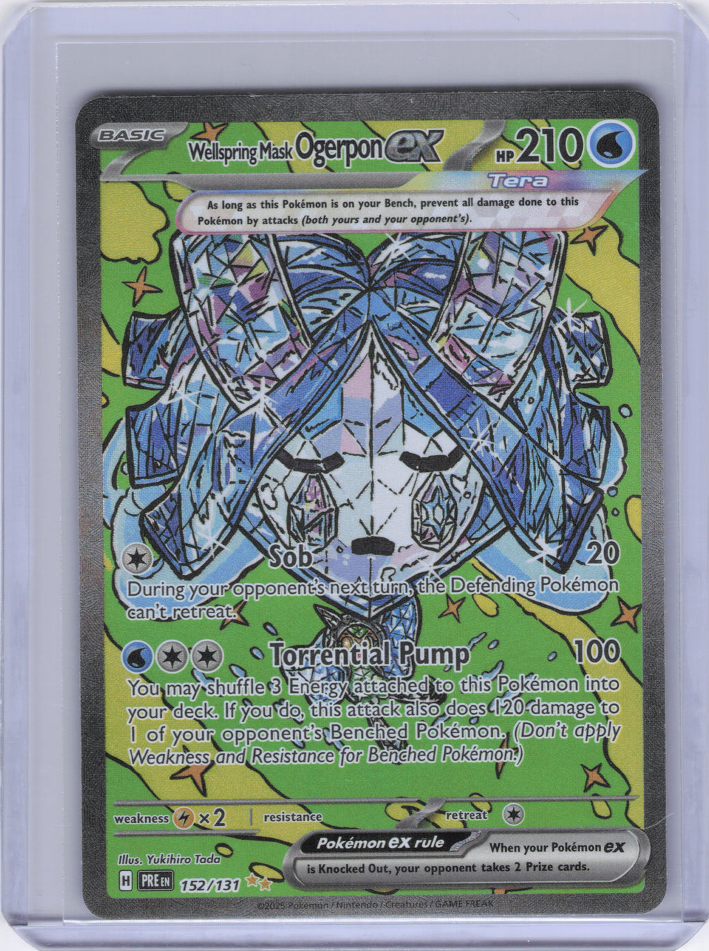 Wellspring Mask Ogerpon ex - 152/131 - SV: Prismatic Evolutions (PRE)