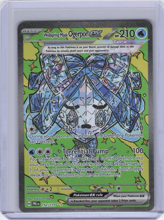 Wellspring Mask Ogerpon ex - 152/131 - SV: Prismatic Evolutions (PRE)