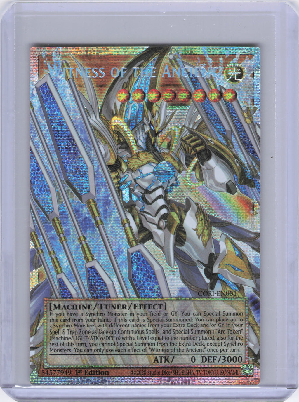 Witness of the Ancient (Starlight Rare) (Extended Art) - Chaos Origins (CORI)