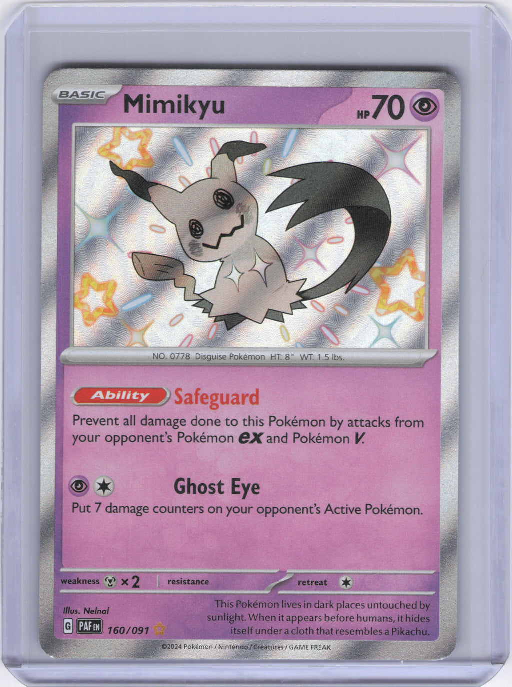 Mimikyu -160/091 - SV: Paldean Fates (PAF)