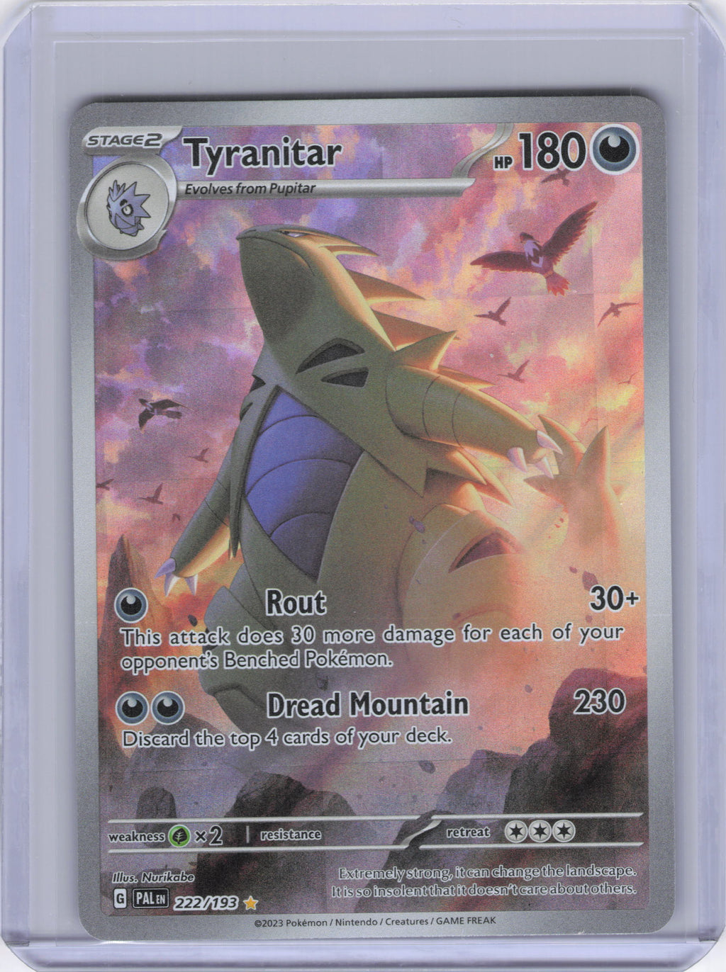 Tyranitar - 222/193 - SV02: Paldea Evolved (PAL)