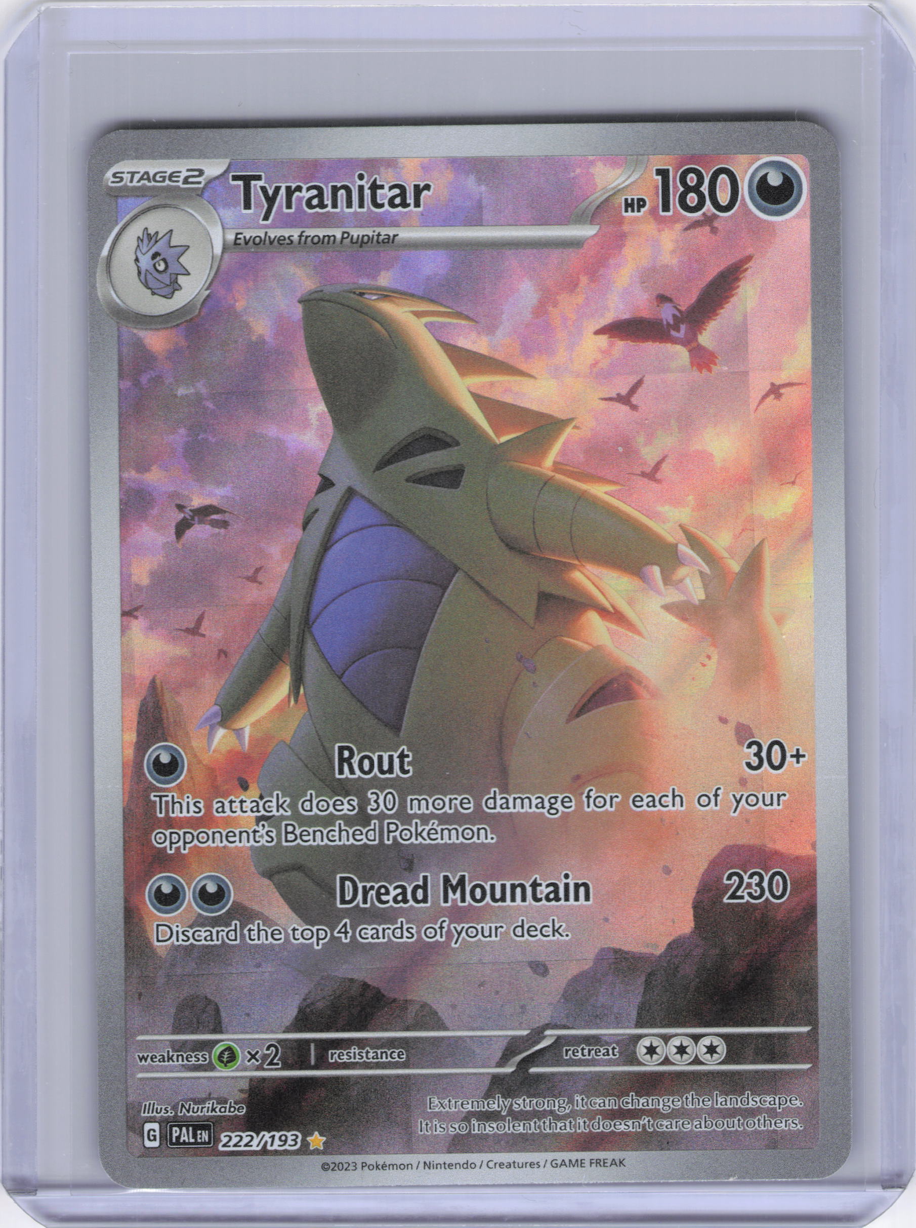 Tyranitar - 222/193 - SV02: Paldea Evolved (PAL)