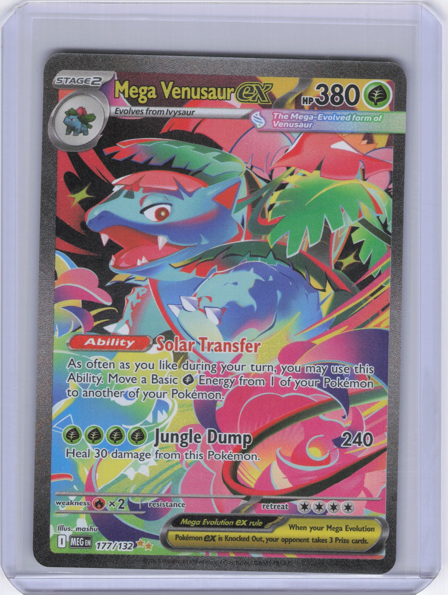 Mega Venusaur ex - 177/132 - ME01: Mega Evolution (MEG)