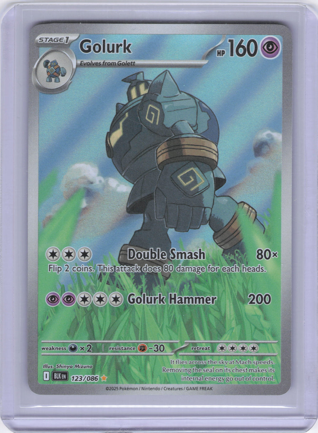 Golurk - 123/086 - SV: Black Bolt (BLK)