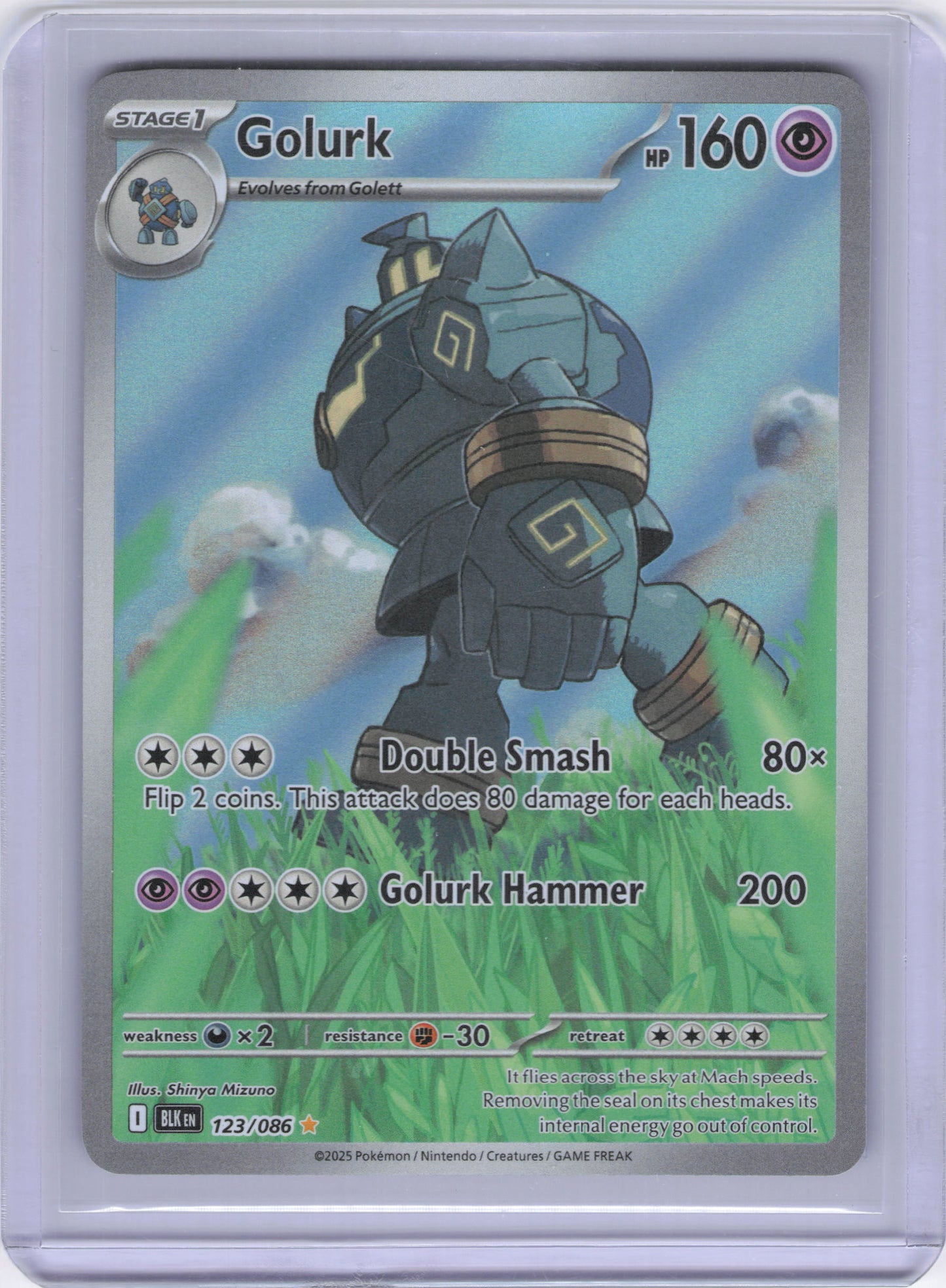 Golurk - 123/086 - SV: Black Bolt (BLK)