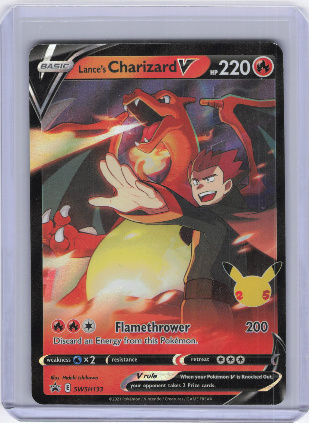 Lance's Charizard V - SWSH133 - SWSH: Sword & Shield Promo Cards (SWSD)
